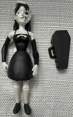 Bendy & The Ink Machine Alice Angel Series 1 Action Figure PhatMojo Black/White