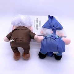 2pcs Up Movie Carl Ellie Plush Toy Set 14cm 20cm Soft Stuffed Dolls Gift USA