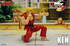 New Storm Toys SFSA01 1/12 Street Fighter ALPHA3 Ken Action Figure Model In Hand