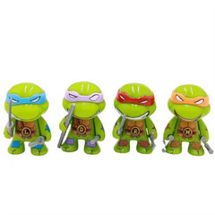Cartoon Ninja Turtle Figure Set 4pcs Movable Joint Action Toy Gift