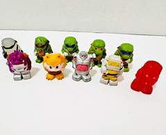 Lot of 10 TMNT Pencil Eraser Toppers Lot