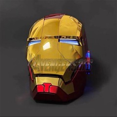 Autoking Iron Man Mk5 1:1 Helmet Wearable Voice-control Mask Cosplay Party Gift