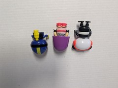 Bonkers Toy Co Mini Figures Set of 3 Collectible Kids Toy Loose Parts Accessory