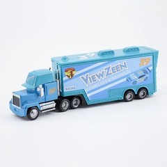 2PCS Disney Pixar Cars No.39 View Zeen Hauler Truck Die-cast Model Toy Xmas Gift