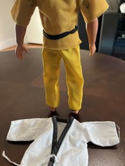 Big Jim Mattel Gold White Karate Outfit Wolfpack John Saxon PACK Commander Whip