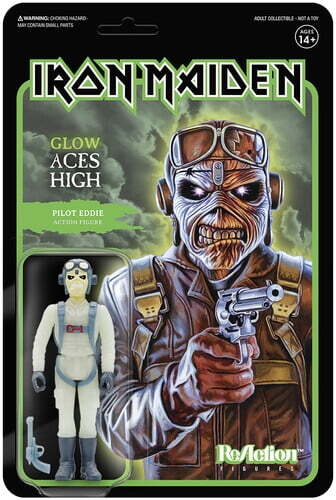 Reaction Iron Maiden Aces High Pilot Eddie (Glow) (Ae Exclusive)