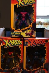 TOY BIZ 10 IN.X-MEN,METALLIC MUTANTS,X-FORCE YOU-PIC SEE ACTUAL PHOTOS