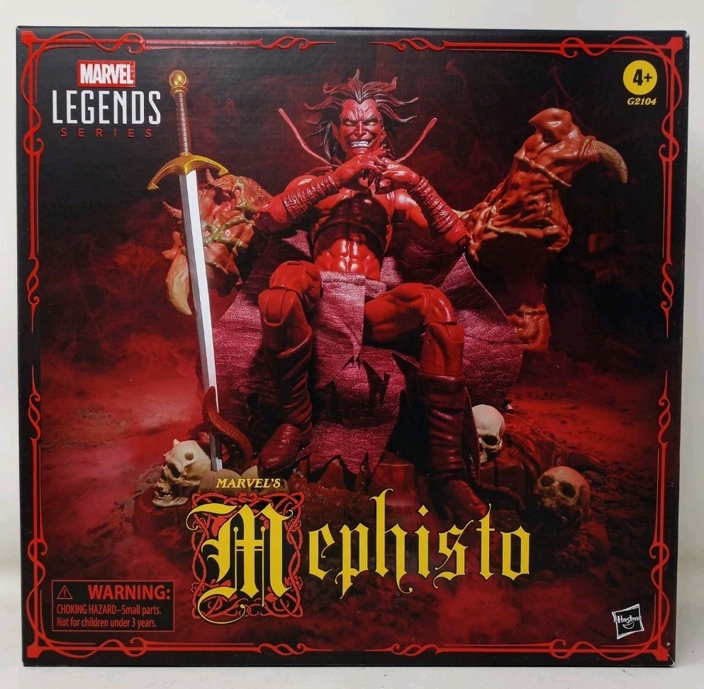 Marvel Legends Hasbro Pulse Exclusive Mephisto + Infernal Throne 7″ Figure