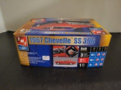 1967 Chevelle SS 396 1:25 AMT ERTL Model Kit NEW Unbuilt