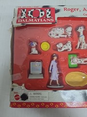 Disney 101 Dalmatians Roger, Anita, & Pups Action Figure Collectible Set (C5)