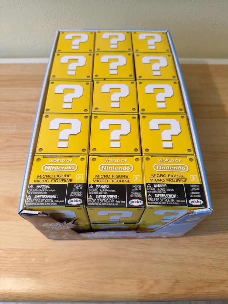 Nintendo Micro Land Blind Box Wave 2, 1” Mini Figures Standee Unopened Lot of 30