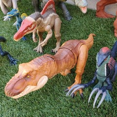 Jurassic World /Park Lot of 15 Dinosaurs, Carnotaurus Mamenchisaurus Apatosaurus