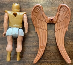 Vintage Mattel 1979 Flash Gordon Figure Lot of 4 Original Vultan Wings Read