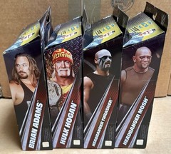 WWE Elite Monday Night Wars Complete Set of 4, (Series 11) w/ Rick Rude BAF