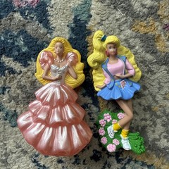1991 Barbie McDonalds Happy Meal Toys Figures Vtg Cake Topper Rebok & Star