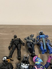 Fortnite 4” Action Figure Lot Of 9. Ice King, Meowscles, Whiplash Plus