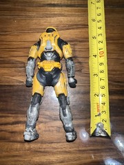 McFarlane Halo Reach Series 1 UNSC Spartan Mark V [B] Male Yellow Gold Spartan