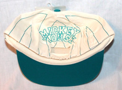NEW WITH TAGS MICKEY MOUSE UNLIITED TEAL BLUE PIN STRIPE CAP VTHF