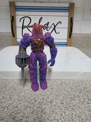 Hasbro Inhumanoids Auger Action Figure 1986 Vintage, Complete with Helmet