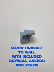 Wall Mount Bracket for Star Wars BMF Millennium Falcon 2008 TLC VC Smugglers Run