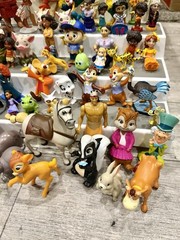 Huge Disney Figure Lot 50+ Moana, Encanto, Bambi, Repunzal, Alice Etc