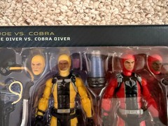 Hasbro GI Joe Classified GI Joe Diver VS Cobra Diver Mass Device #169