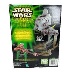 Star Wars Power of the Jedi POTJ Imperial AT-ST & Speeder Bike Paploo BRAND NEW