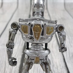 Vintage 1991 Kenner Carolco Terminator T-800 Endoskeleton Action Figure Silver