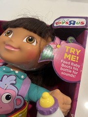 2012 NIB Dora the Explorer Baby-sitter W/baby Bots ! Only At Toy For Us Exclusi
