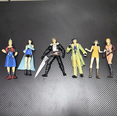 Bandai Final Fantasy 8 VIII 1999 Full Set Lot of 6 Figures w/ Sword Squall Rinoa