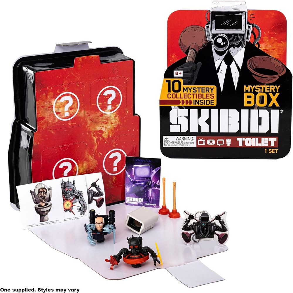 Skibidi Toilet Mystery box With 10 mystery surprises