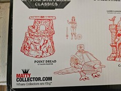 MATTEL MASTERS OF THE UNIVERSE CLASSICS POINT DREAD TALON FIGHTER AND EX TEELA