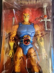 Bandai ThunderCats Classic LION-O figure signed by 80s voice actor LARRY KENNEY