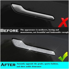Bling Crystal Rhinestone Door Handle Cover for Tesla Model 3/Y | Trim