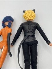 2 Miraculous Ladybug Dolls: Cat Noir 11″ Action Fashion Doll Figure Toy T4