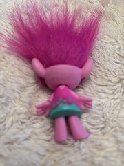 DreamWorks Trolls Poppy Pink & Teal Plastic Figure 2016 Movie Video Games