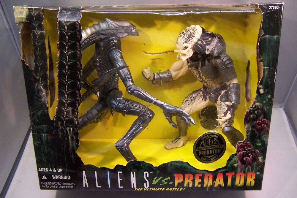 KENNER ALIENS VS PREDATOR 10in DELUXE ACTION FIGURES VINTAGE 1997 NEW 10th ANNIV