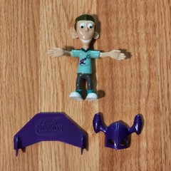 JIMMY NEUTRON BOY GENIUS Spinning Toy and Sheen Mini Figure Wendy’s