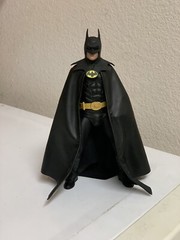 custom batman 1989 leather wired cape keaton Mezco One:12 neca 1/12 NOT FIGURE