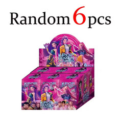 6PCS/1BOX Anime Kpop Devil Hunter Blind Box Disassembly Fun Blind Bag Small
