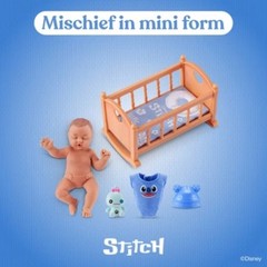 5 Surprise Mini Baby Disney Capsule: Mini Silicone Babies, Accessories & Playset