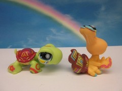 LITTLEST PET SHOP #1008 1009 POSTCARD HERMIT CRAB & TURTLE 2 COMPLETE SETS