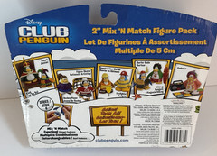 NEW Disney Club Penguin Construction Worker Firefighter Mix N Match Figure Pack