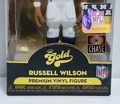 RUSSELL WILSON – Seattle Seahawks – CHASE Funko Gold Premium Vinyl 5″ Figure NEW