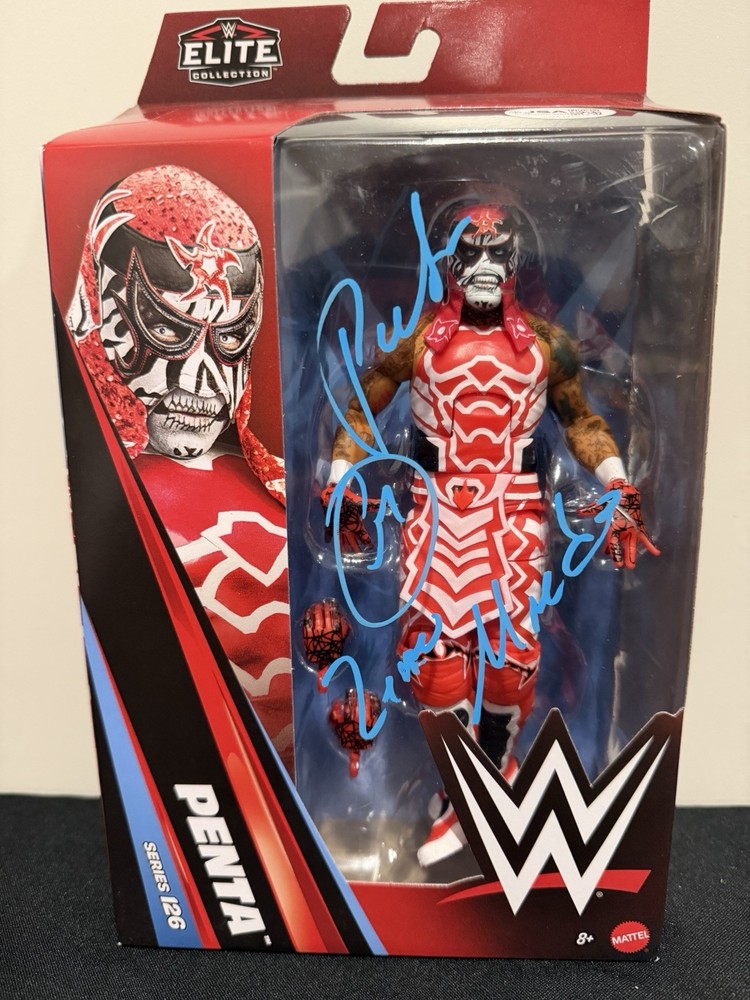 Penta Signed WWE Elite Figure JSA