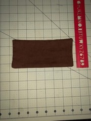 1/6 scale action figures. Horse saddle blanket BROWN (blanket only)