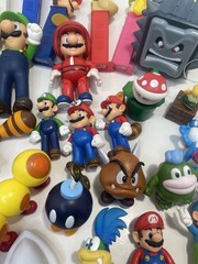 Nintendo Mario Figure Lot Of 51 Random Figures And Other Collectibles