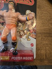 (CHASE) WWE LJN MATTEL SUPERSTARS ULTIMATE WARRIOR 8″ ACTION FIGURE BLACK CARD