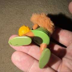 Disney Robin Hood Fox Character Vintage Collectible Toy Figure w/ Fuzzy Tail 3″