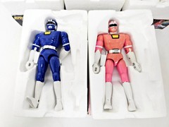Gekisou Sentai Carranger DX 5pc lot Red Yellow Red Pink Blue Green